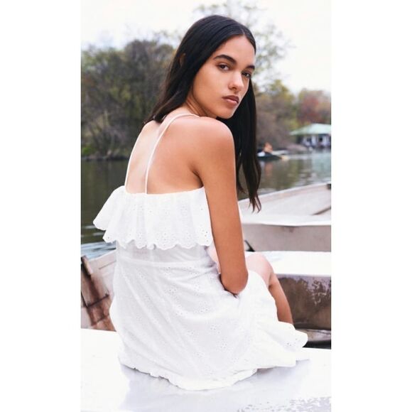 Zara Openwork embroidered dresss - Picture 7 of 14